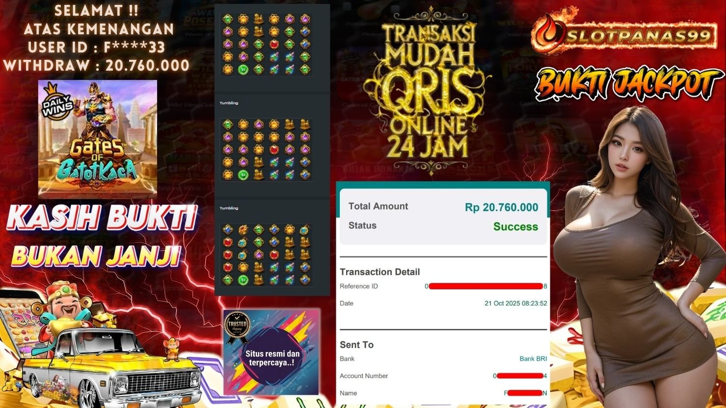 SLOTPANAS99 JACKPOT SLOT GATES OF GATOTKACA